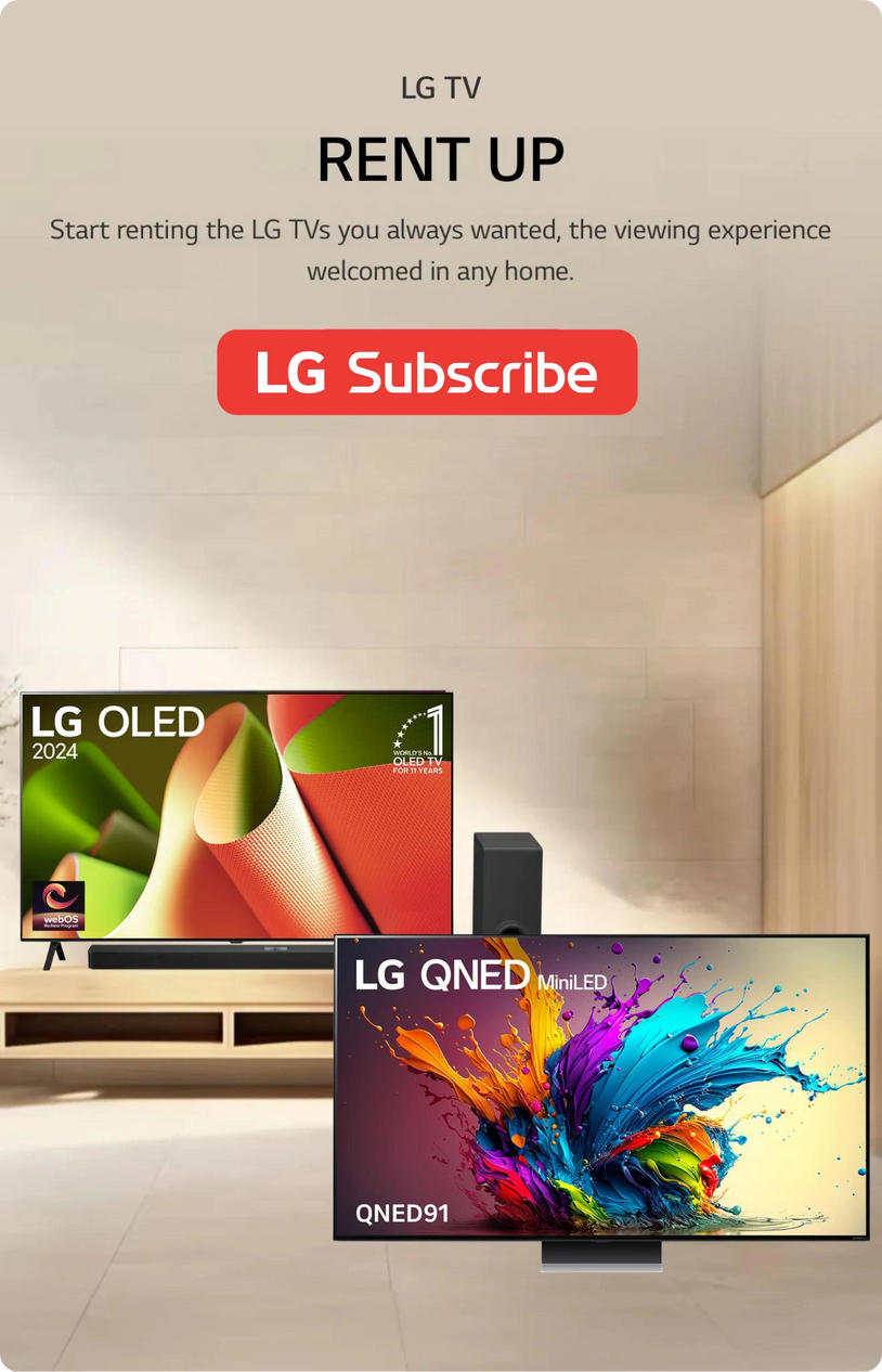 Rent up Lg smart TV