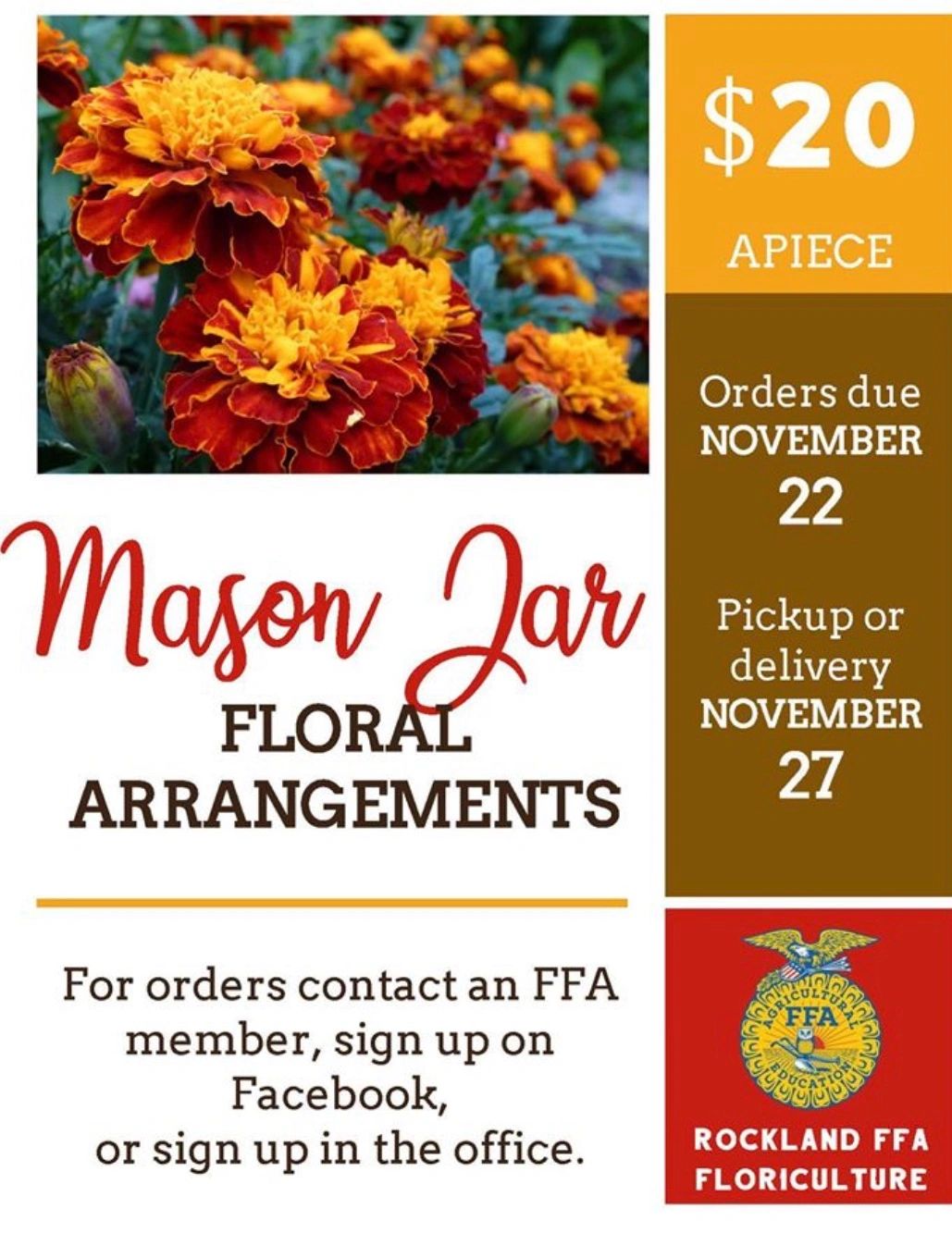 FFA Flower Arrangements