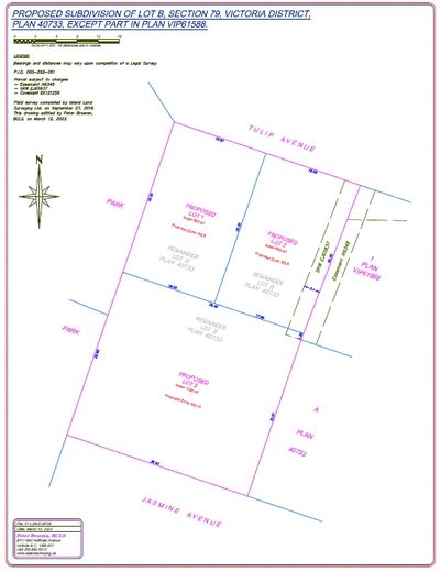 Gillespie Land Management Subdivision Development Permit Rezoning Victoria 1098 Jasmine Ave
