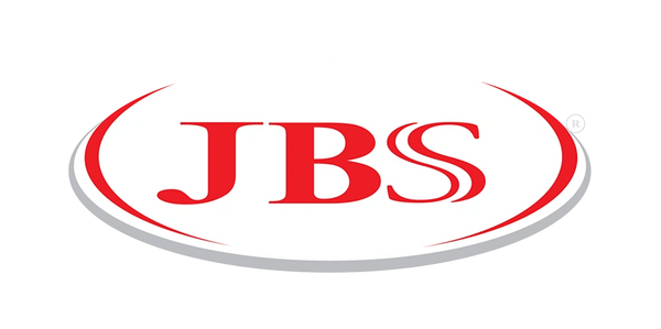 THE JBS COMPANY LOGO IN ALL CAPS AND RED LETTERS.