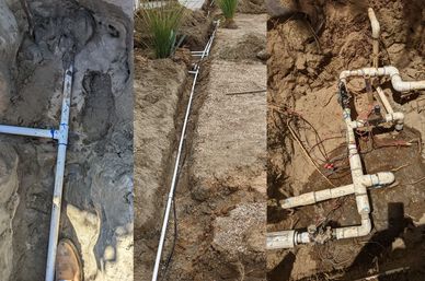 PVC water leaking needs repair