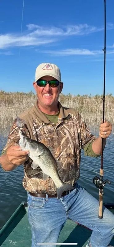 Buzz bait works great casting in thick cover where the bass live.