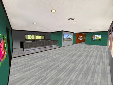 Restaurant Remodel 3D Rendering