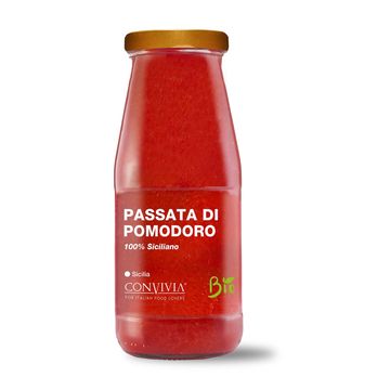 Organic tomato puree 420g