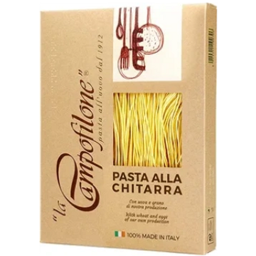 Chitarra (Guitar) Pasta, suitable for rich and tasty sauces.