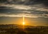 Sun coming up over Terlingua