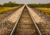 Railroad track outside of Monahans Sandhills State Park