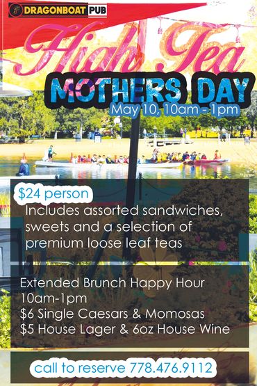 Mothers Day High Tea at Dragonboat Pub