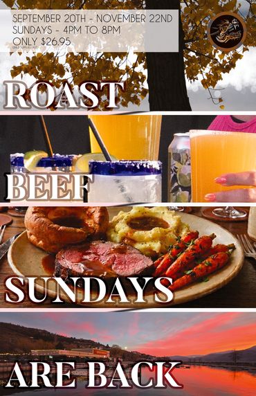 Roast beef Sundays are back every week