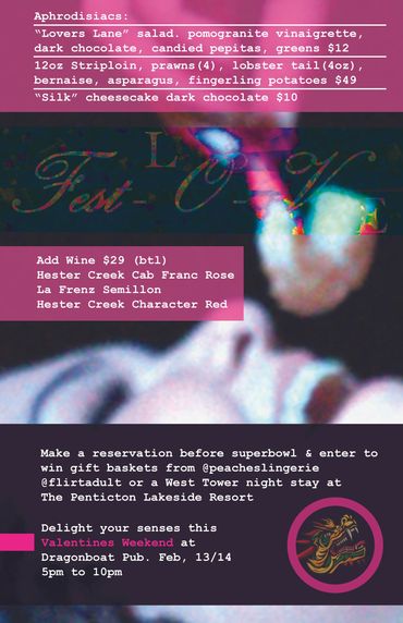 Incredible menu features and decor create a romantic occasion for you this Valentines Day.