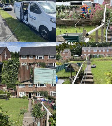 Today's carpet cleaning job in Loughborough required a little more effort than most! With restricted and challenging access