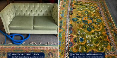Professional upholstery and rug cleaning carried out in Colsterworth, Lincolnshire. This beautiful g