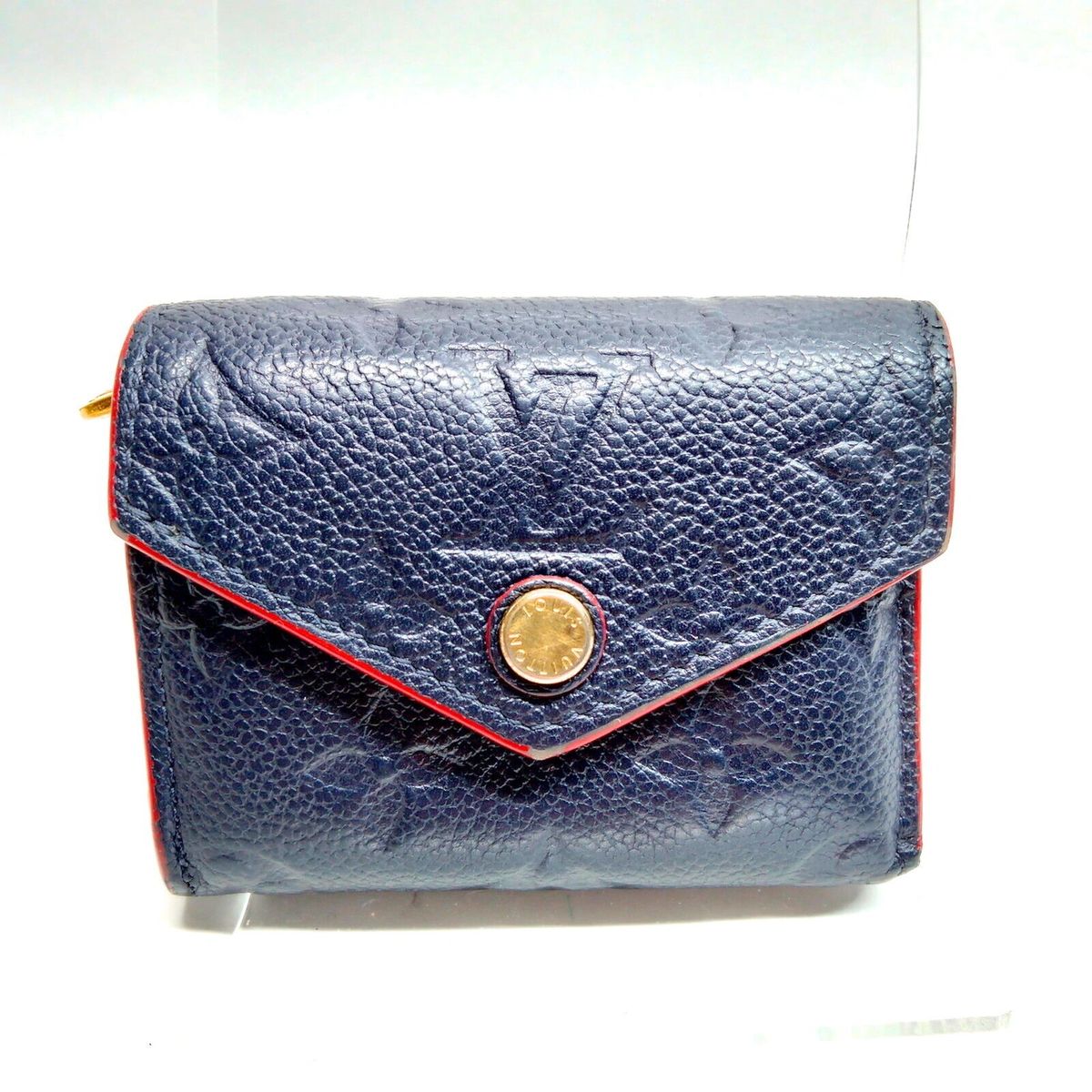 Buy Pre-owned & Brand new Luxury Louis Vuitton Navy Blue Wallet Online