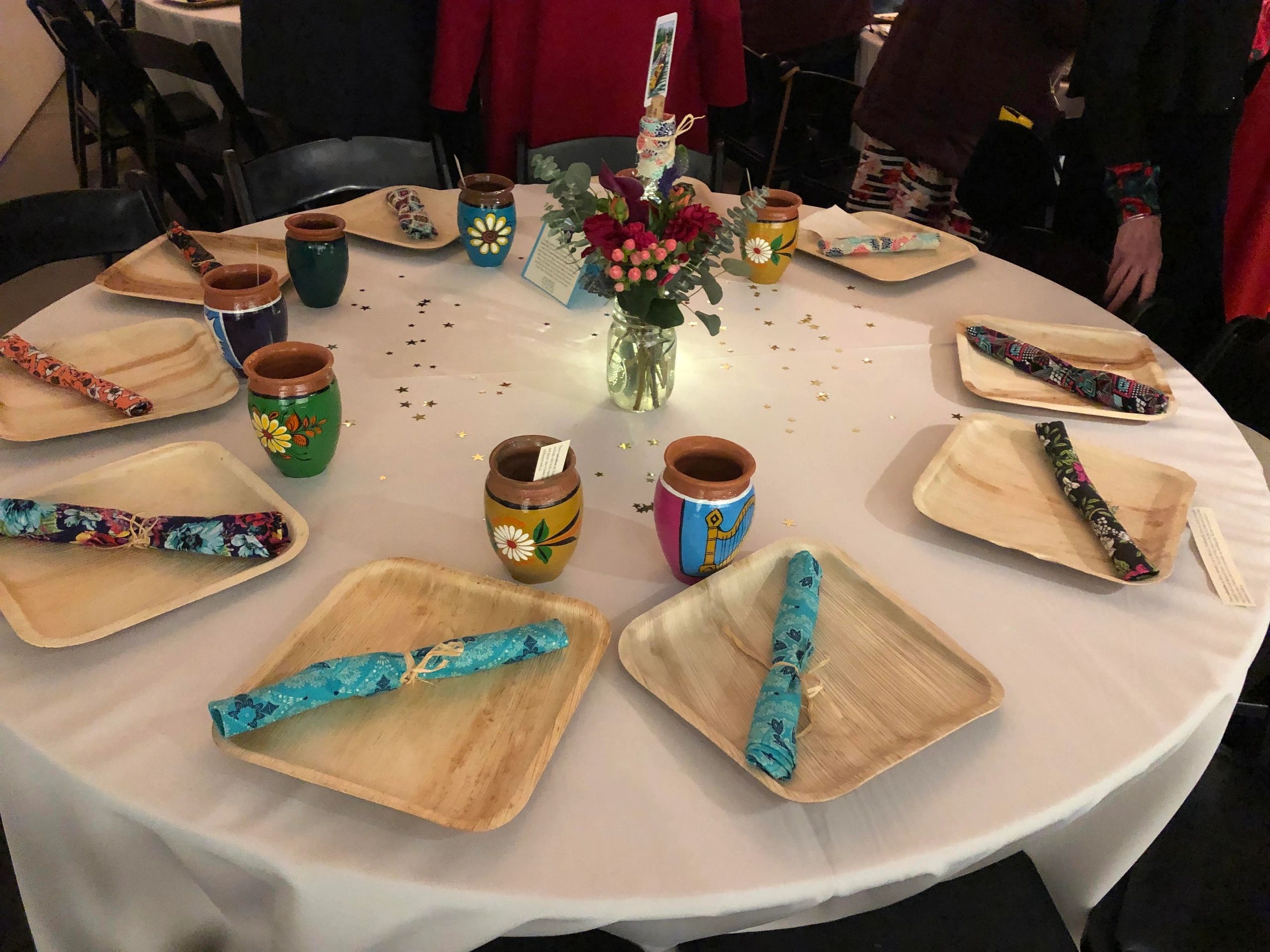 a table at an event