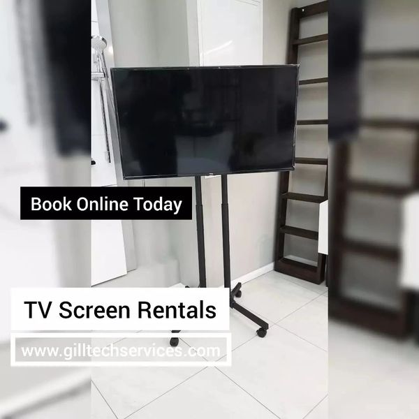 Tv Screen and Mobile Tv Stand Rentals in Trinidad. 
