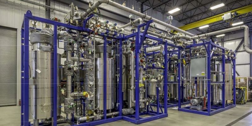 custom modular tritium system design and tritium system manufacturing. modular detritiation system.