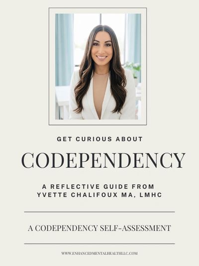 Free codependency reflective guide by Yvette Chalifoux MA, LMHC of Enhanced Mental Health LLC