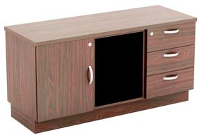 three drawer one shutter and one open shelf filing cabinet part of office furniture in Noida