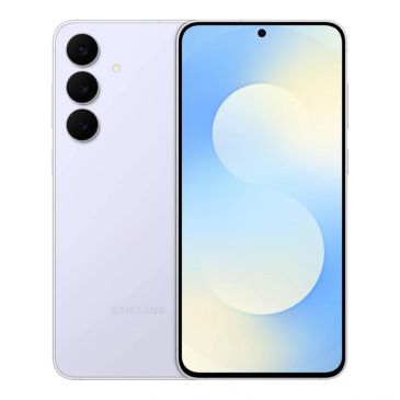 Samsung smartphone with a sleek design and triple rear cameras.