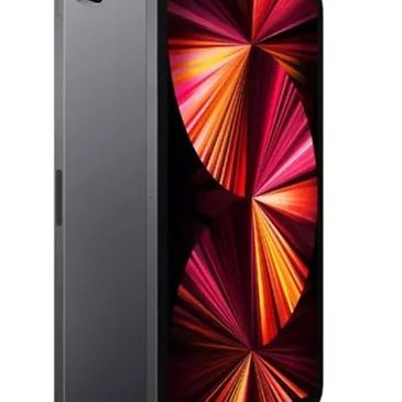 Sleek black smartphone with vibrant display and slim design.