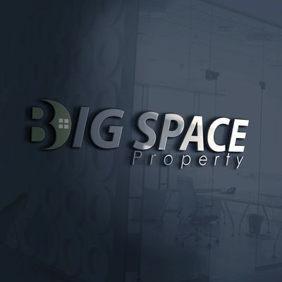 big space property logo on the wall