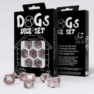 Dogs Dice Set Bubbles (7)