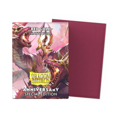 Dragon Shields Matte Dual - 25th Special Edition Red / Gold