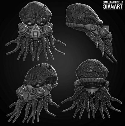 Tentacles Head 2 (Unpainted, Promotional Head)