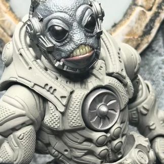Fish Head (Unpainted, Promotional Head)