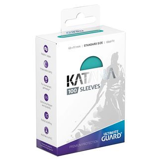 Card Sleeves: Katana Sleeves Standard Size- Turquoise (100ct)