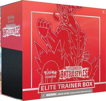 Battle Styles Elite Trainer Box [Single Strike Urshifu] (Red) - SWSH05: Battle Styles (SWSH05)