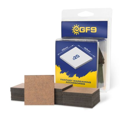 GF9 MDF Bases 40x40mm 20c