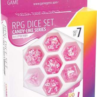 Candy-Like Series RPG Dice Set Raspberry