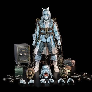 The Ghost of Jacob Marley, Haunted Blue Four Horsemen, Figura Obscura Mythic Legions Retailer Appreciation 2024