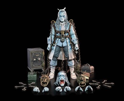 The Ghost of Jacob Marley, Haunted Blue Four Horsemen, Figura Obscura Mythic Legions Retailer Appreciation 2024