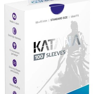 Card Sleeves: Katana Sleeves Standard Size- Blue