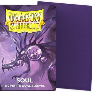 Dragon Shields: (100) Matte Dual - Metallic Purple / Soul 
