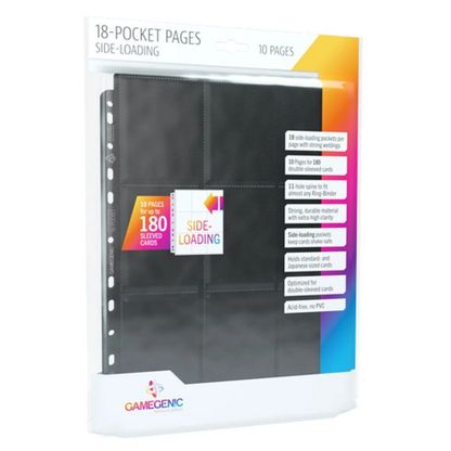 Sideloading 18-Pocket Pages: 10 pg Black