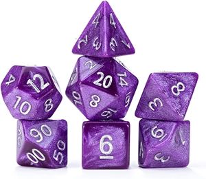 7-Die Set: Mercurial Dice- Saturn