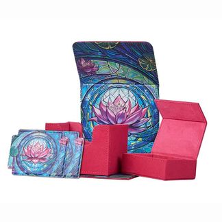 ARCANE FORTRESS: STAINED GLASS: RADIANT 100+ BLOSSOM GRACE DELUXE DECK VAULT