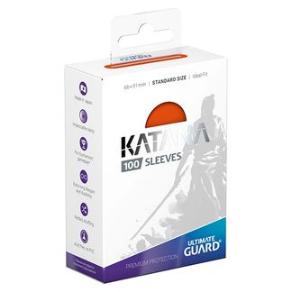 Card Sleeves: Katana Sleeves Standard Size- Orange (100ct)