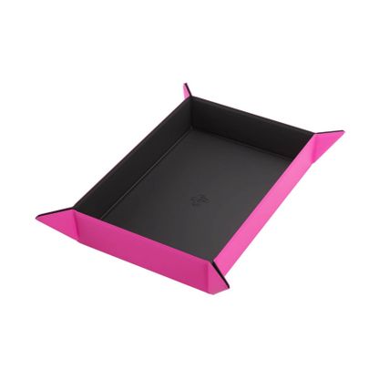 Magnetic Dice Tray Rectangular Black/Pink