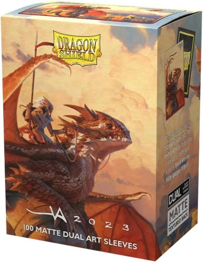 Dragon Shields: (100) Matte Dual Art - The Adameer 