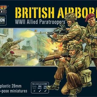 British Airborne WWII Allied Paratroopers (plastic)
