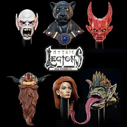 Heads Pack 1 Four Horsemen, Mythic Legions