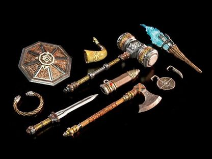 Dwarf Weapons Four Horsemen, Mythic Legions $29.99 *PRE-ORDER: 10% down payment of $3 to reserve* Rising Sons