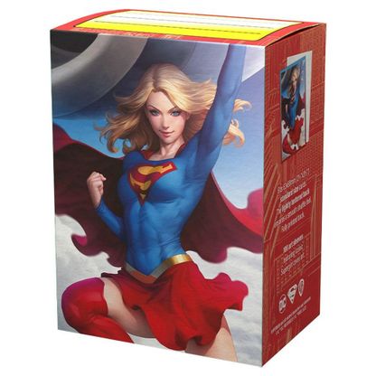 Dragon Shields: (100) Brushed Art - Supergirl