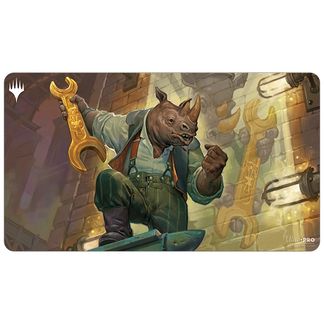 Playmat: MTG- Streets of New Capenna- Workshop Warchief