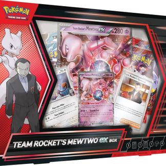 Pokemon TCG: Team Rocket's Mewtwo ex Box