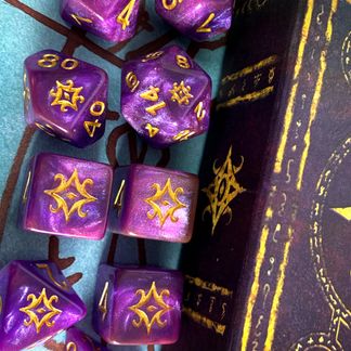 STAR OF AZATHOTH DICE - NEBULA POLYHEDRAL SET